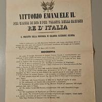 Vittorio Emanuele II Pubblicazione/Poster