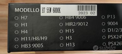 LAMPADE A LED H7  NUOVE