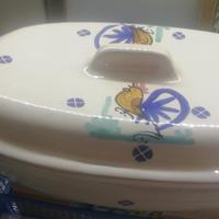 PIROFILA CON COPERCHIO IN CERAMICA