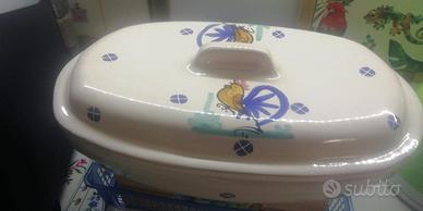 PIROFILA CON COPERCHIO IN CERAMICA