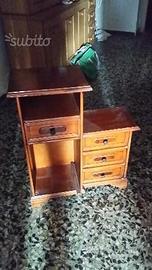 Mobiletto porta telefono vintage