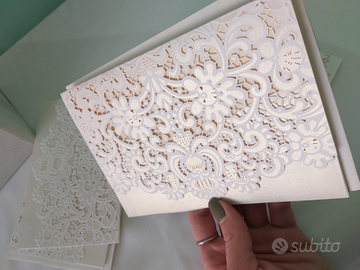 Partecipazioni lasercut 100pz