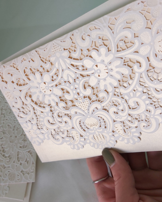 Partecipazioni lasercut 100pz