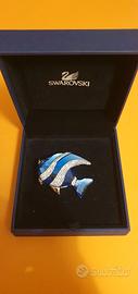 Spilla Swarovsky a forma di pesce