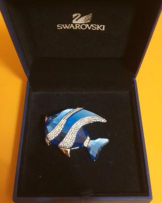 Spilla Swarovsky a forma di pesce