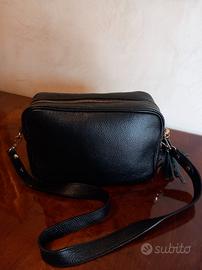 borsa nera pelle