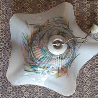 Lampadario vetro soffiato 