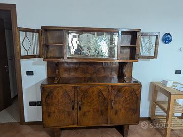 Mobile soggiorno vintage in legno massello