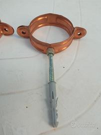 Set di collari stringitubo/reggitubi per pluviali,
