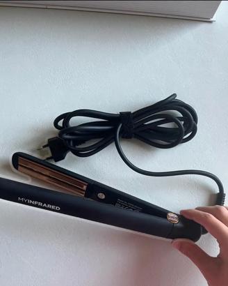 Piastra per capelli ionica a raggi infrarossi