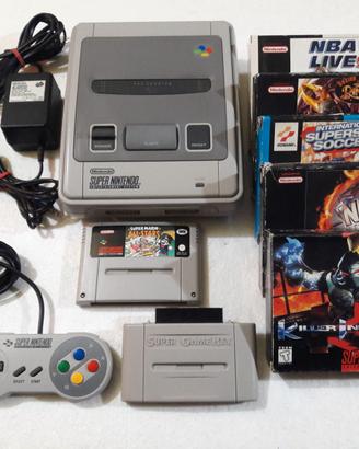 Super Nintendo Snes PAL ITA con 6 giochi