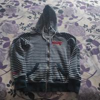 Felpa con cappuccio e zip hoodie Superdry taglia S