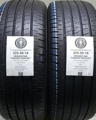 2 GOMME 225 50 18 BRIDGESTONE A66594