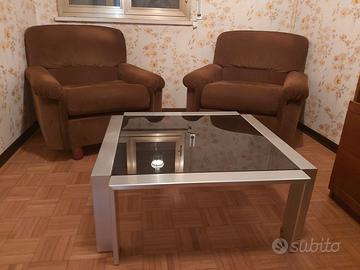 Set due poltrone e tavolino