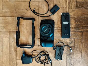 Black magic 4k con Cage e caricatore