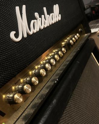 Marshall ma100h + footswitch + line6 4x10