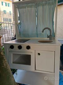 Cucina Giocattolo IKEA SPISIG con Tendine