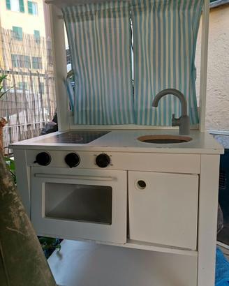 Cucina Giocattolo IKEA SPISIG con Tendine