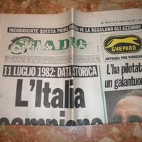 Giornale di calcio finalissima ITALIA-GERMANIA 3-1