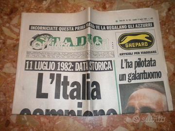 Giornale di calcio finalissima ITALIA-GERMANIA 3-1