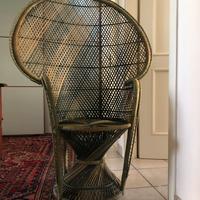 Poltrona Pavone rattan