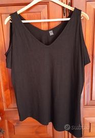 maglia con spalle scoperte 