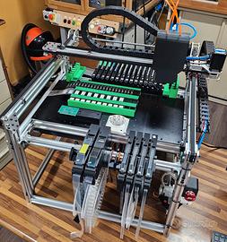 Macchina pick & place SMD con doppia camera Vision