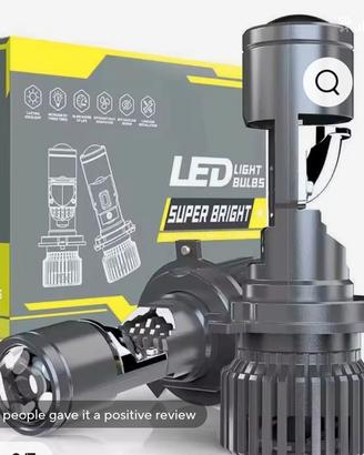 Lampadine a led a bulbo H4 fari