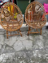 Copia poltrone in vimini bonacina