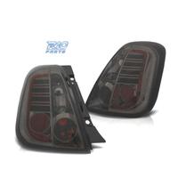 FANALI FIAT 500 07-15 LED FONDO CROMATO FUME