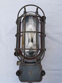 Lampada tartaruga vintage stile bunker