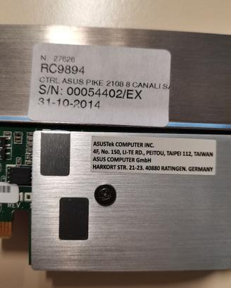 Asus PIKE 2108 8 canali SAS