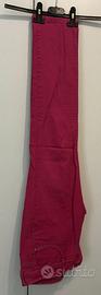 Jeans donna color fucsia