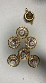 Servizio da caffe vintage con 6 tezzine bevienthal