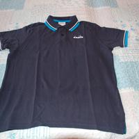 NUOVA POLO M/C DIADORA BLU 12/14ANNI