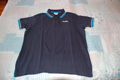 NUOVA POLO M/C DIADORA BLU 12/14ANNI