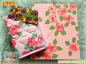 NAJ OLEARI Vintage 1992 Diario Portafoglio cotone