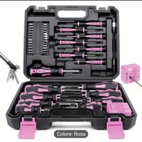 Set cacciaviti rosa 43 pz