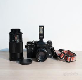 Set Macchina fotografica analogia Zenit +obiettivi