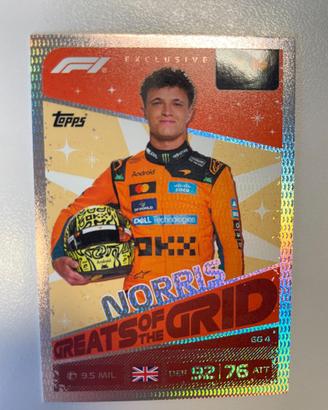 Lando Norris McLaren Topps Turbo Attax 2026