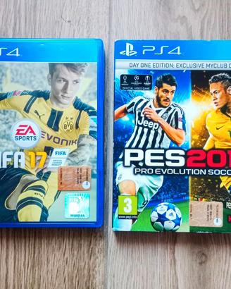 PES2016 / FIFA 17 (Ps4)