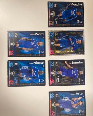 Lotto 6 Carte Match Attax 2018/19 Cardiff City