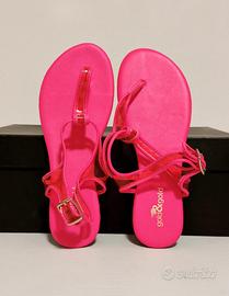 SANDALETTO INFRADITO FUCSIA