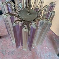 Lampadario vetro di Murano Venini