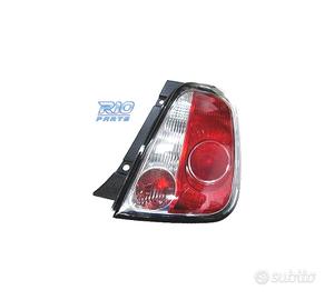 FANALE DESTRO PER FIAT 500 07-14 CERCHIO NERO