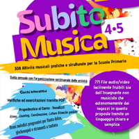 Subito Musica 4•5 Scuola Primaria propedeutica mus