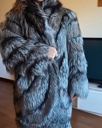 pelliccia volpe argentata vintage Dario Modena
