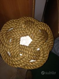 Tappeto zerbino originale in corda