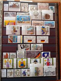 Francobolli Germania 1990-91  98 val+4 fogl usati