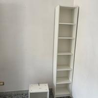 Libreria Billy Ikea bianca stretta+ modulo aggiunt